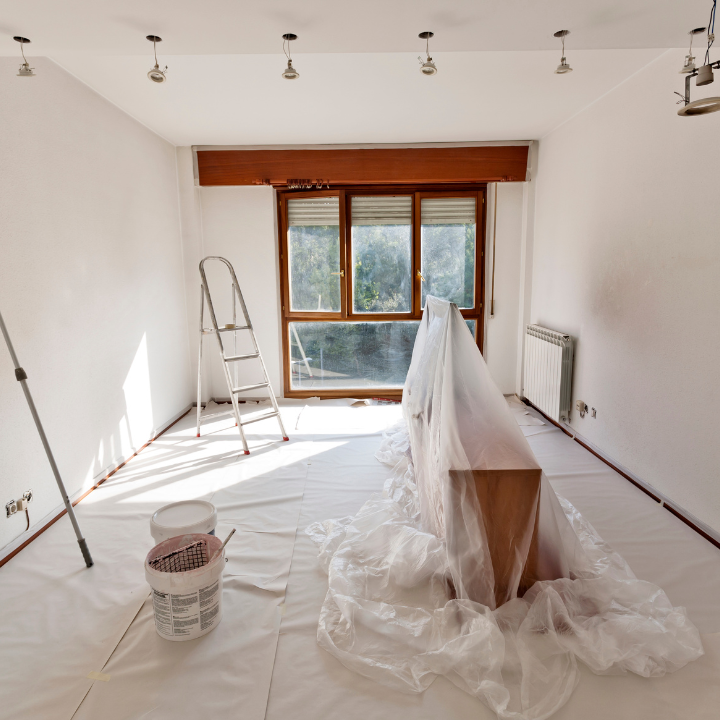 Rénovation maison Le Fossat – préparation + deux couches